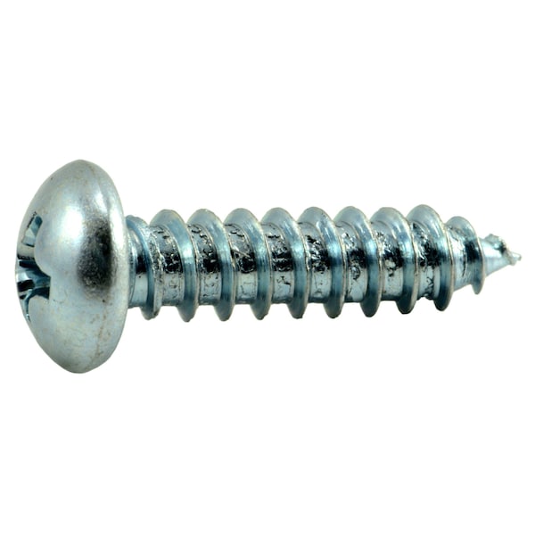 Midwest Fastener Sheet Metal Screw, #10 x 3/4 in, Zinc Plated Steel Round Head Phillips Drive, 50 PK 62026 - main